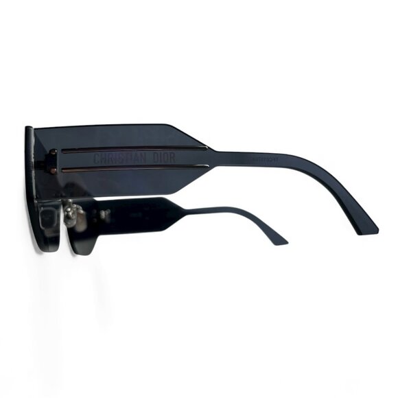 Christian Dior Diorclub M6U Mask Sunglasses Black Logo Oblique - Picture 4 of 7